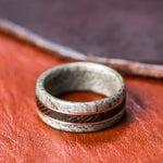 (In-Stock) Weathered Maple & WWI Wool w/Dual Copper- Size 9.5/9mm Wide