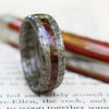 Rings - Weathered Maple Wood Wedding Ring With 1950s Coffee Inlay